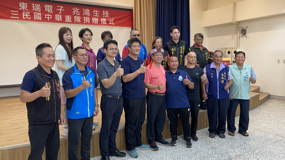 東瑞電子與兆鴻生技攜手推動ESG，關懷在地社群-三民國中