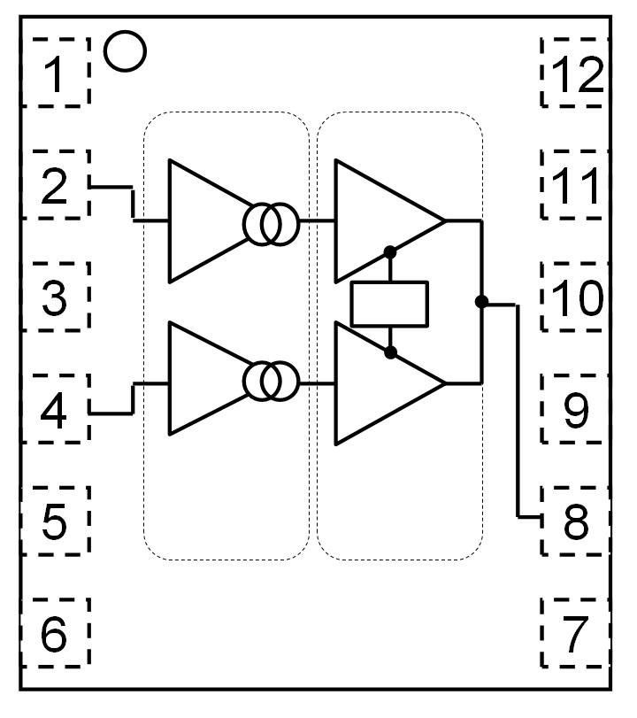 Full-balanced differential amplifier circuit