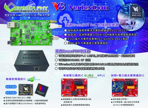 2024台北國際汽車零配件展_VertexCom_GreenPHY