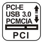 PCI / PCMCIA 等介面產品 - CB242A / CBECA-C03 / mPCIe to PCI / SDCBA-C01 /  PP3U